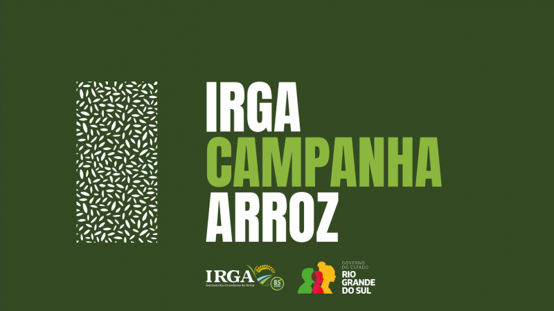 Irga lança campanha de incentivo ao consumo de arroz