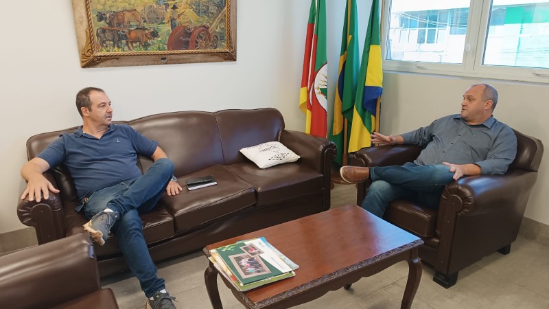  Presidentes do Irga e da Federarroz debatem o setor arrozeiro