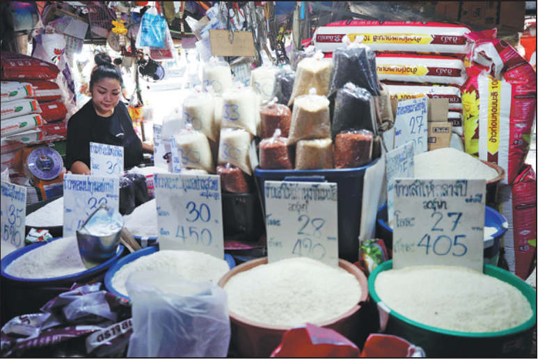  Preços mundiais do arroz mantêm certa estabilidade