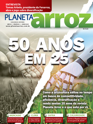  Planeta Arroz celebra 25 anos com edição especial lançada na Fenarroz 2025