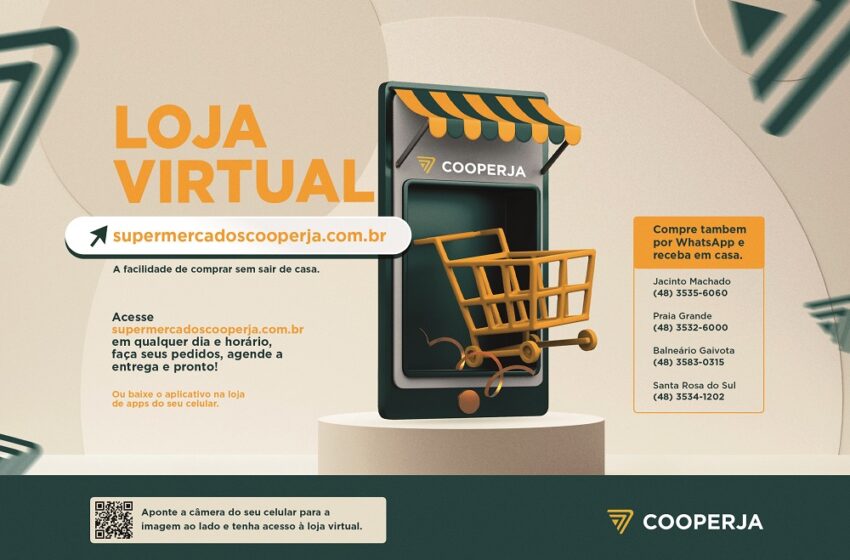  Cooperja lança site e-commerce em sua rede de Supermercados