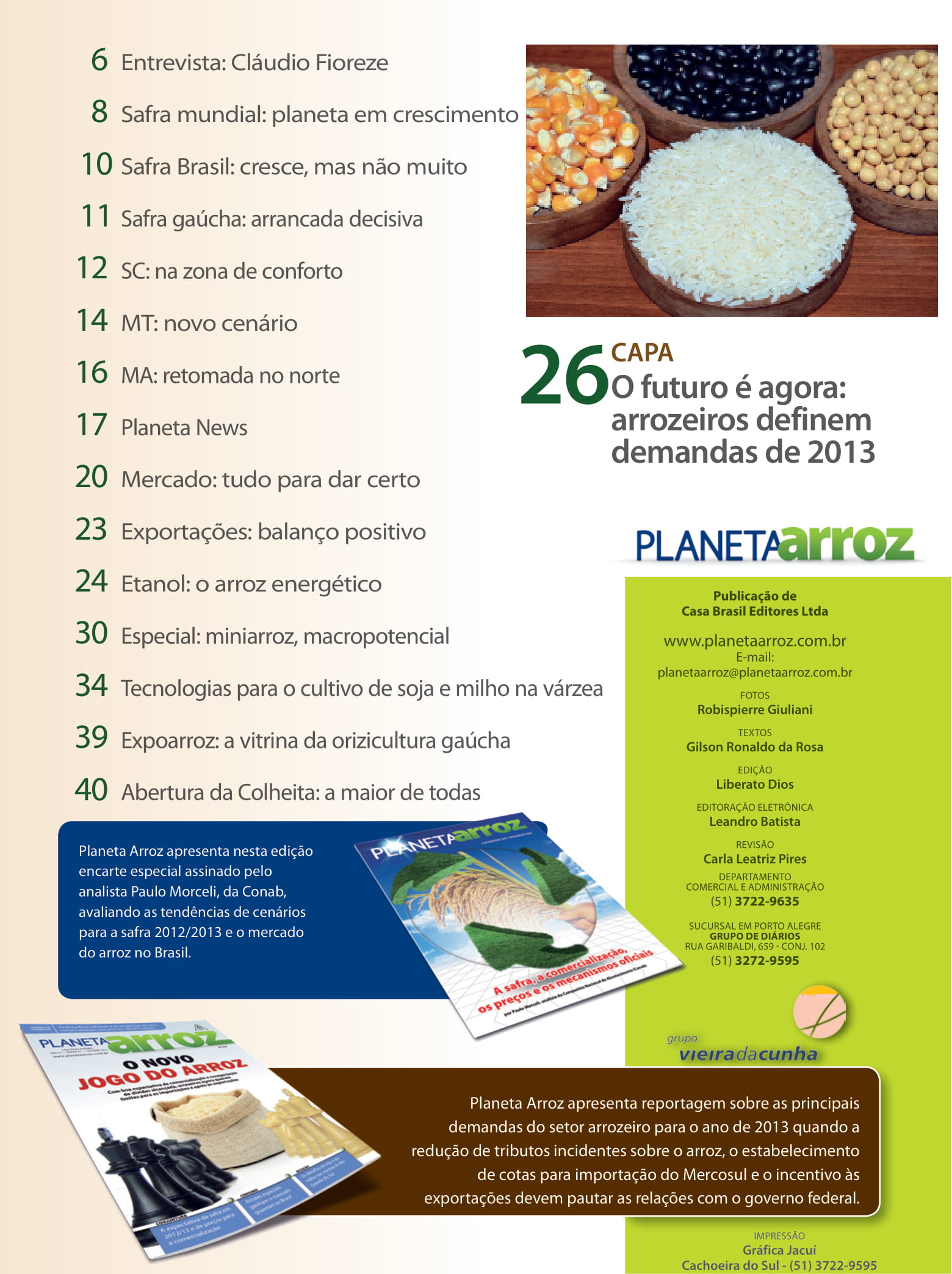 Versão impressa da Edição 26 – Planeta Arroz