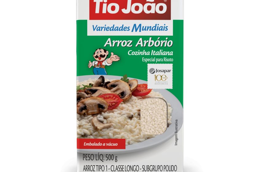  Com novo arroz arbório, Tio João amplia portfólio de variedades mundiais