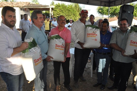  Agricultores comemoram aumento na produção de arroz no sul de Alagoas