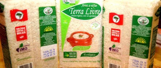  Mais área para o arroz orgânico