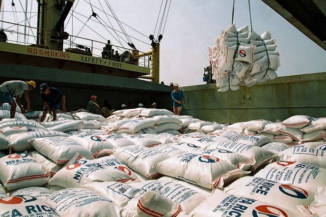  Exportações de arroz vietnamitas sinalizam ano favorável