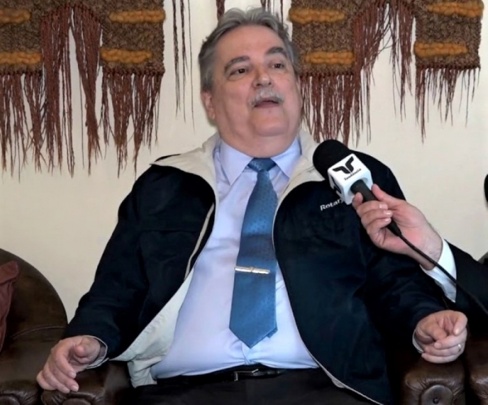 Osvaldo Petersen Filho durante entrevista em 2019