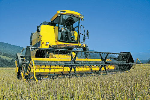 TC5070 apresenta configuração especial para a colheita do arroz